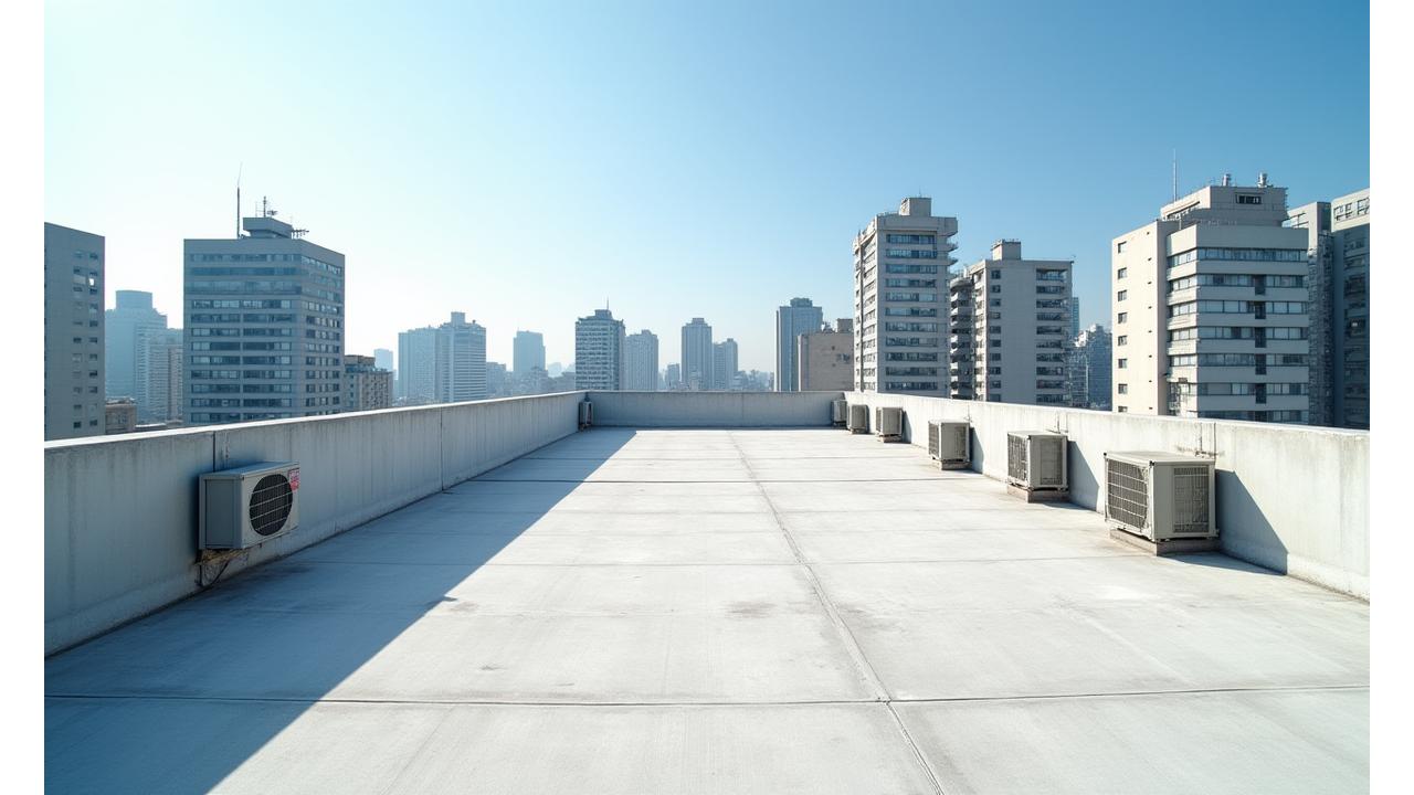 Before: 六本木オフィスビルの無機質な屋上