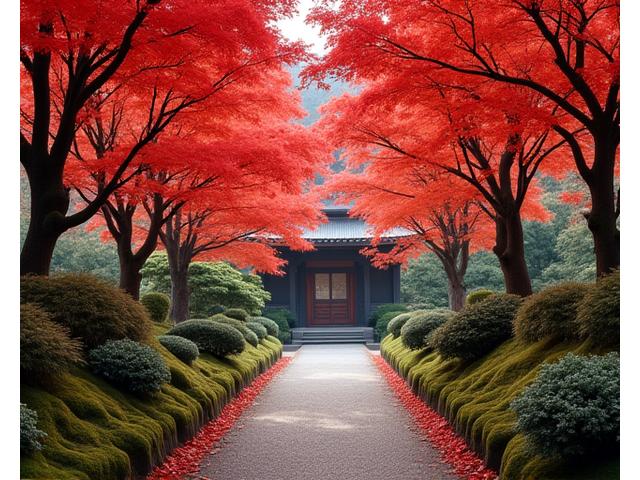 四季を楽しむ美しい日本庭園の風景