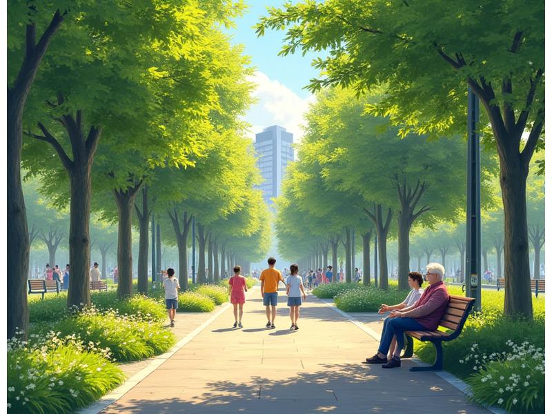 地域住民の交流を生む公共施設の憩いの広場