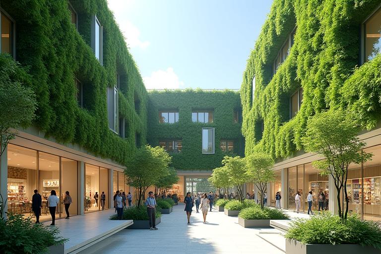 商業施設の緑化による集客力向上事例