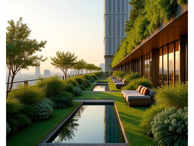 丸の内エリア大型商業施設の緑化プロジェクト事例