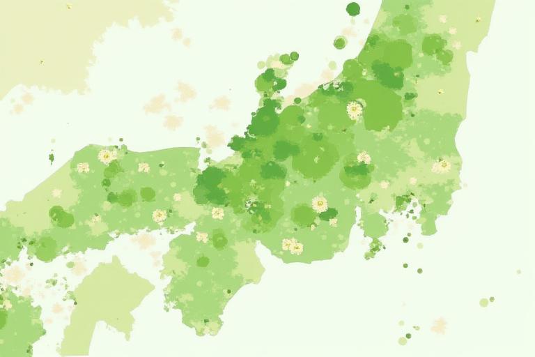東京の緑化ビジョンマップと環境改善データの視覚化